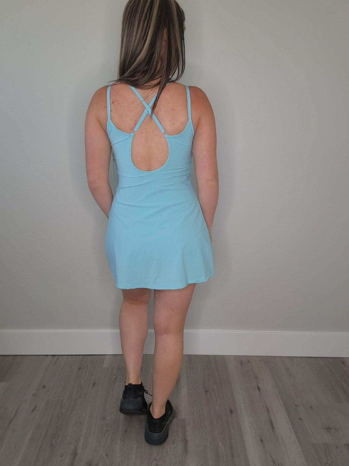 MONO B Adjustable Active A - line Dress - The Purple Palm Boutique